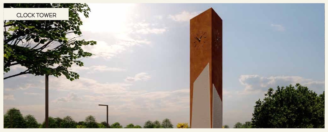 Iconic Clock Tower Plaza