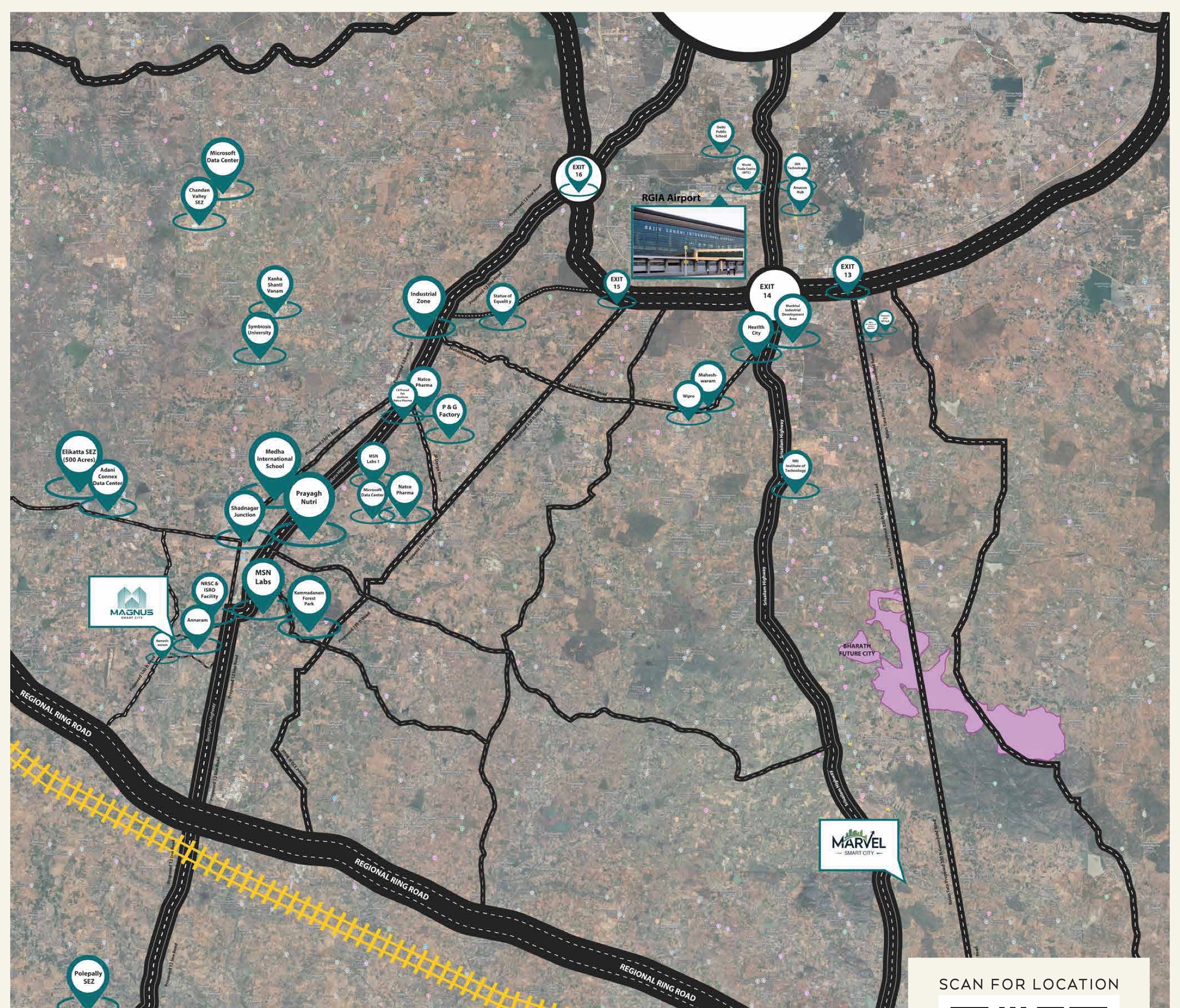 Magnus Smart City Strategic Location Map